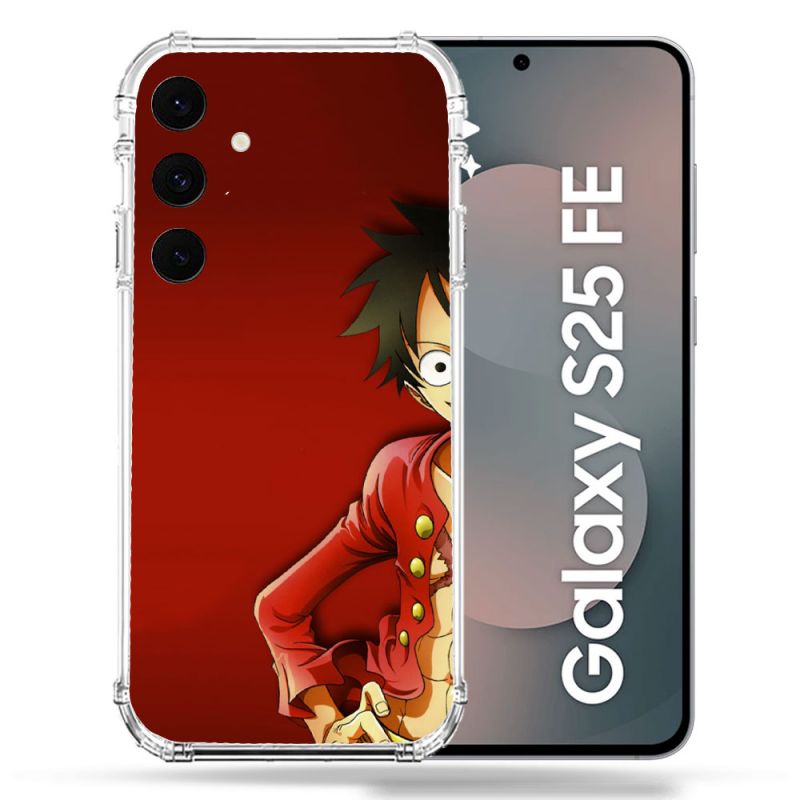 Coque Renforcée Pour Samsung Galaxy S25 FE Manga One Piece Luffy