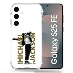 Coque Renforcée Pour Samsung Galaxy S25 FE Michael Jackson Blanc