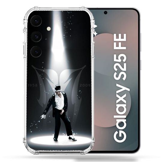 Coque Renforcée Pour Samsung Galaxy S25 FE Michael Jackson Noir