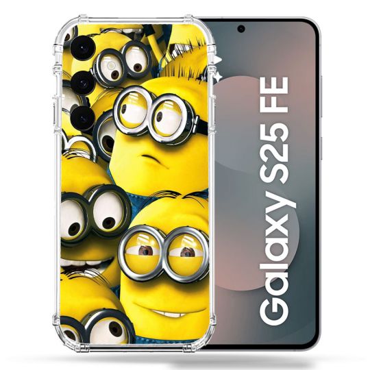 Coque Renforcée Pour Samsung Galaxy S25 FE Minions Groupe