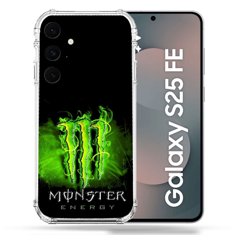 Coque Renforcée Pour Samsung Galaxy S25 FE Monster Energy Vert