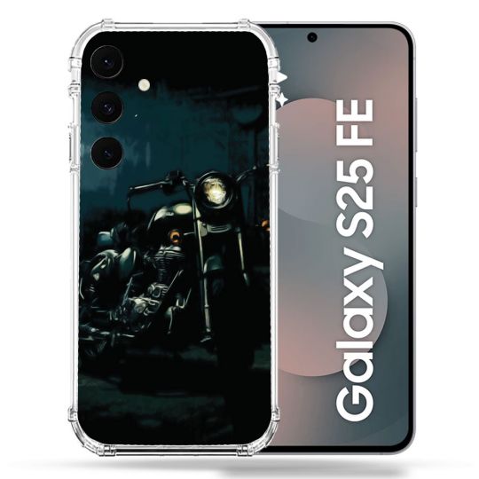 Coque Renforcée Pour Samsung Galaxy S25 FE Moto Harley Vintage