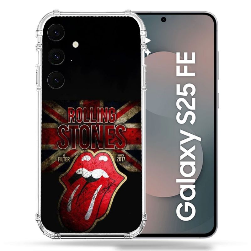 Coque Renforcée Pour Samsung Galaxy S25 FE Musique Rolling Stones