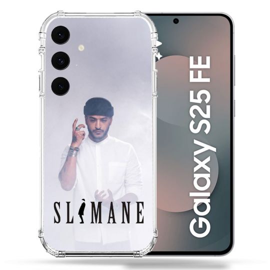 Coque Renforcée Pour Samsung Galaxy S25 FE Musique Slimane Blanc