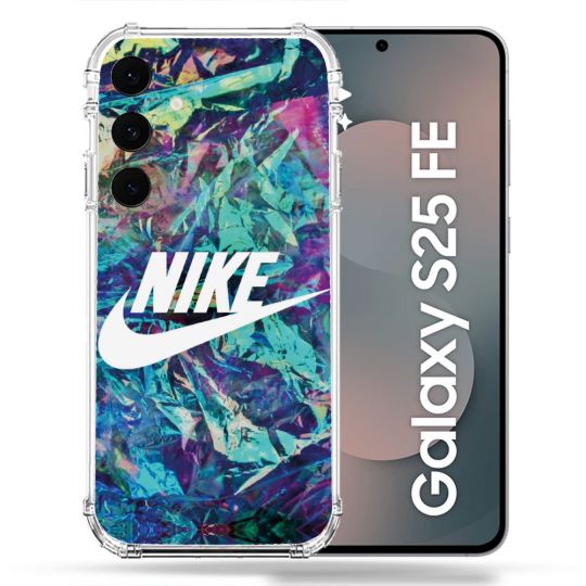 Coque Renforcée Pour Samsung Galaxy S25 FE Nike Turquoise