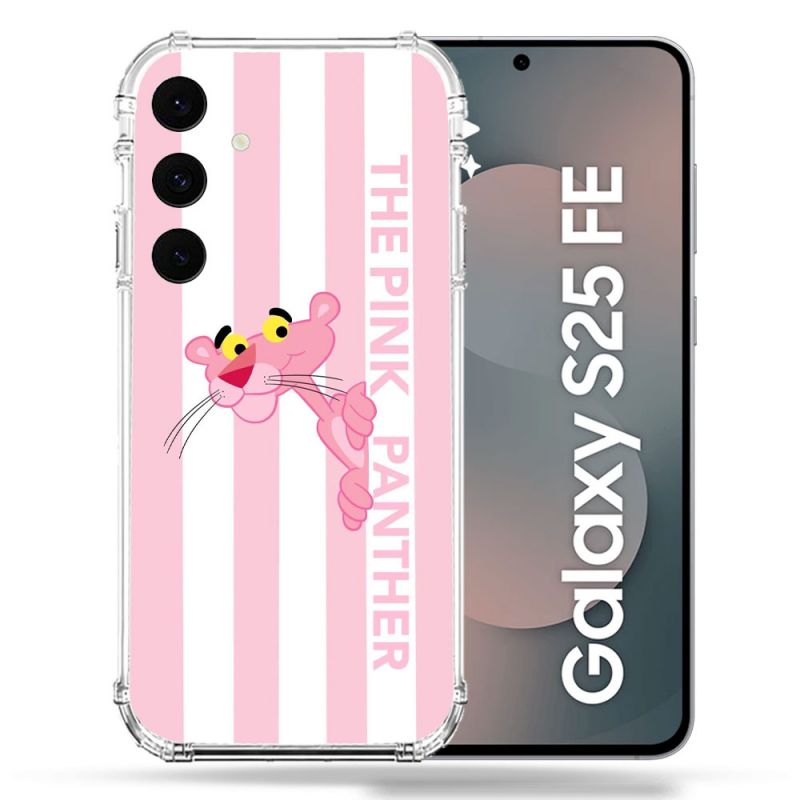 Coque Renforcée Pour Samsung Galaxy S25 FE Panthere Rose