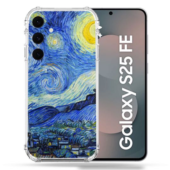 Coque Renforcée Pour Samsung Galaxy S25 FE Peinture La nuit étoilée