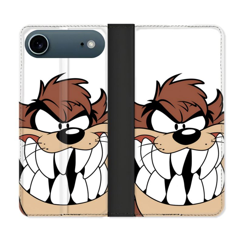 Housse cuir portefeuille Pour Iphone 17 Air Taz