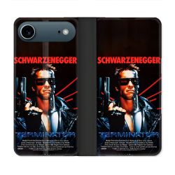 Housse cuir portefeuille Pour Iphone 17 Air Terminator