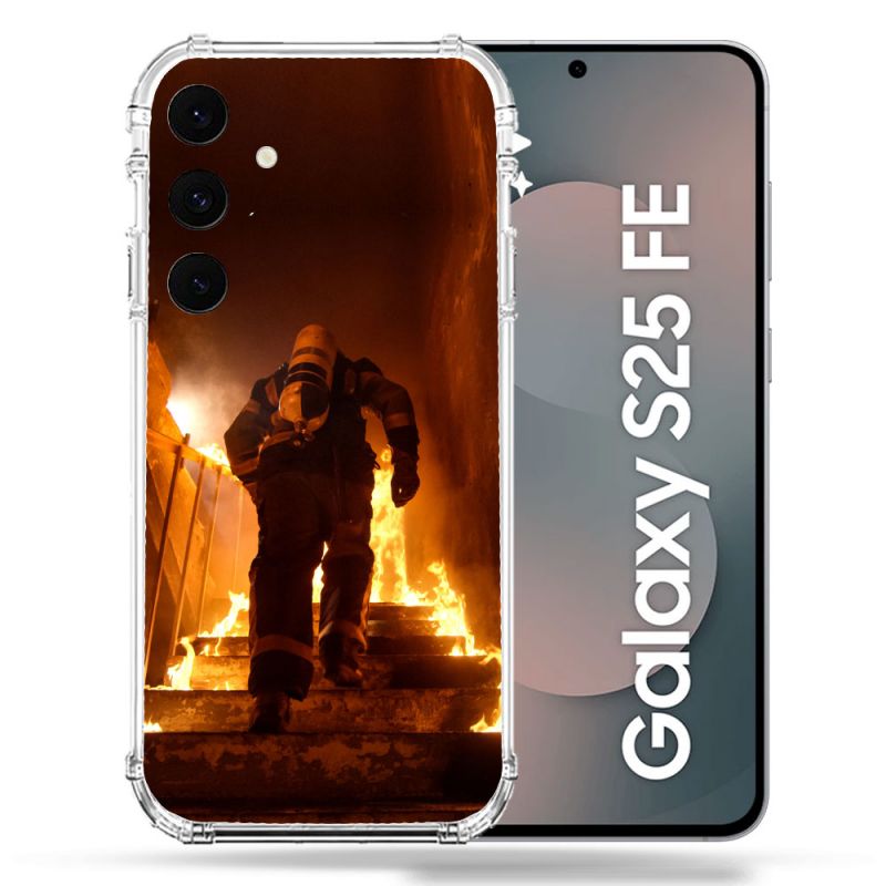 Coque Renforcée Pour Samsung Galaxy S25 FE Pompier Escalier