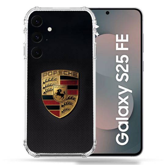 Coque Renforcée Pour Samsung Galaxy S25 FE Porsche Carbone