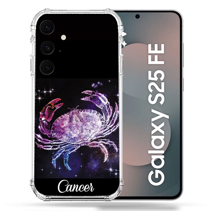 Coque Renforcée Pour Samsung Galaxy S25 FE Signe Zodiaque 2 Cancer