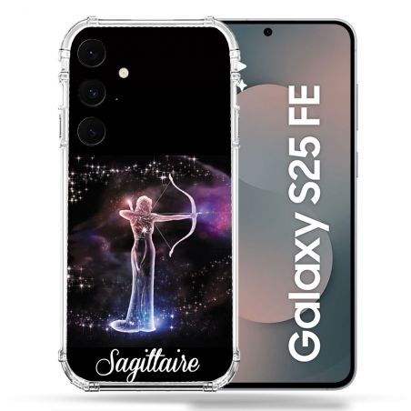 Coque Renforcée Pour Samsung Galaxy S25 FE Signe Zodiaque 2 Sagittaire