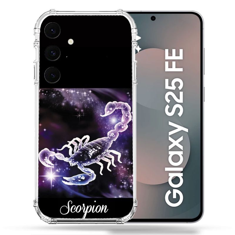 Coque Renforcée Pour Samsung Galaxy S25 FE Signe Zodiaque 2 Scorpion