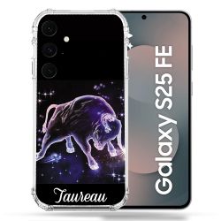 Coque Renforcée Pour Samsung Galaxy S25 FE Signe Zodiaque 2 Taureau