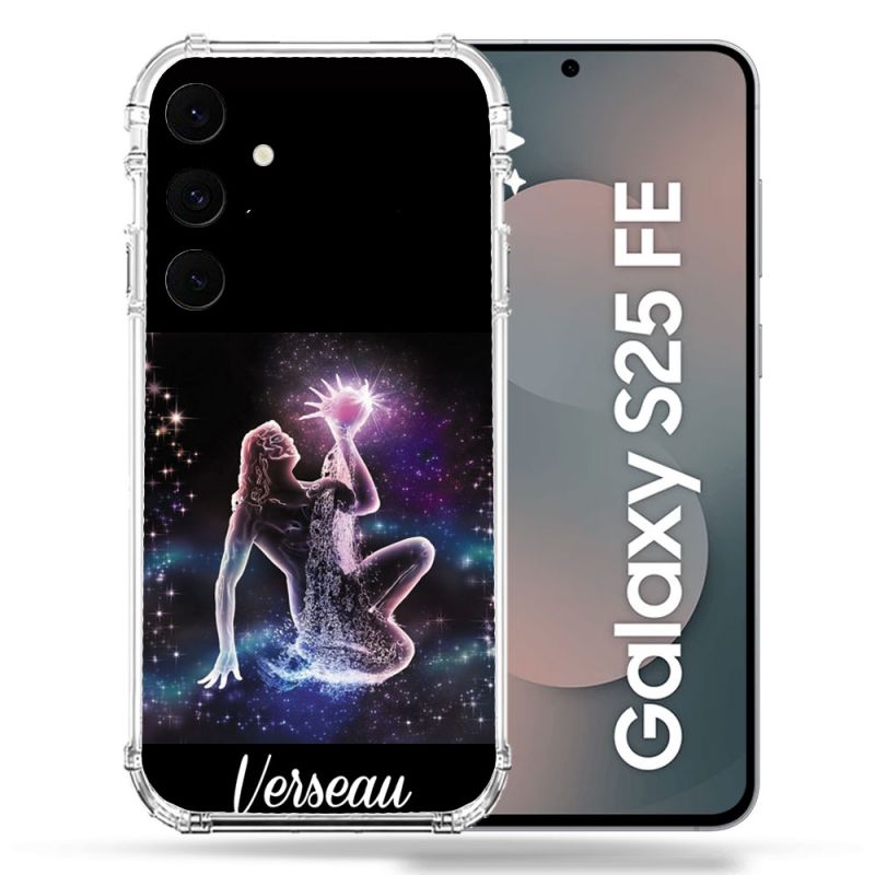 Coque Renforcée Pour Samsung Galaxy S25 FE Signe Zodiaque 2 Verseau