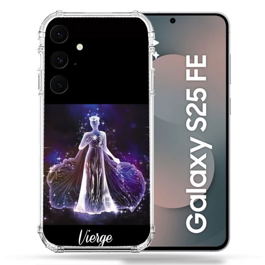 Coque Renforcée Pour Samsung Galaxy S25 FE Signe Zodiaque 2 Vierge