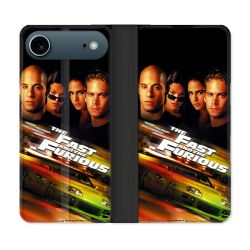 Housse cuir portefeuille Pour Iphone 17 Air The Fast And Furious