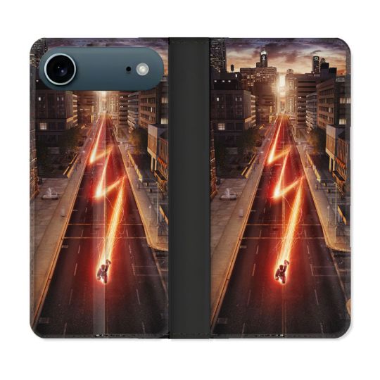 Housse cuir portefeuille Pour Iphone 17 Air The Flash City