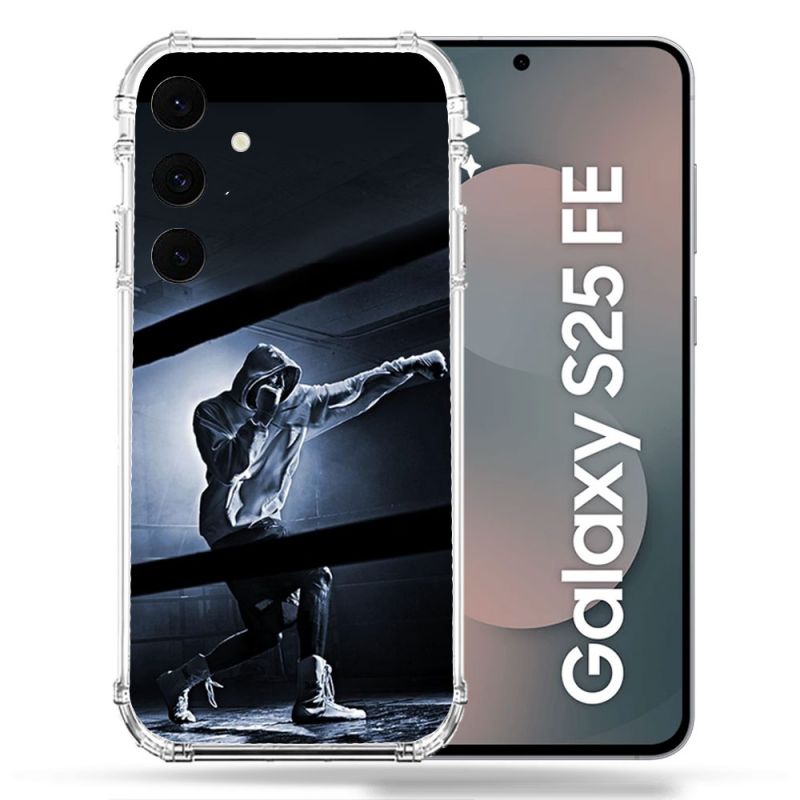 Coque Renforcée Pour Samsung Galaxy S25 FE Sport Boxe Poing