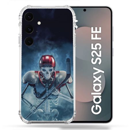 Coque Renforcée Pour Samsung Galaxy S25 FE Sport Hockey Squelette