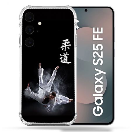 Coque Renforcée Pour Samsung Galaxy S25 FE Sport Judo Noir