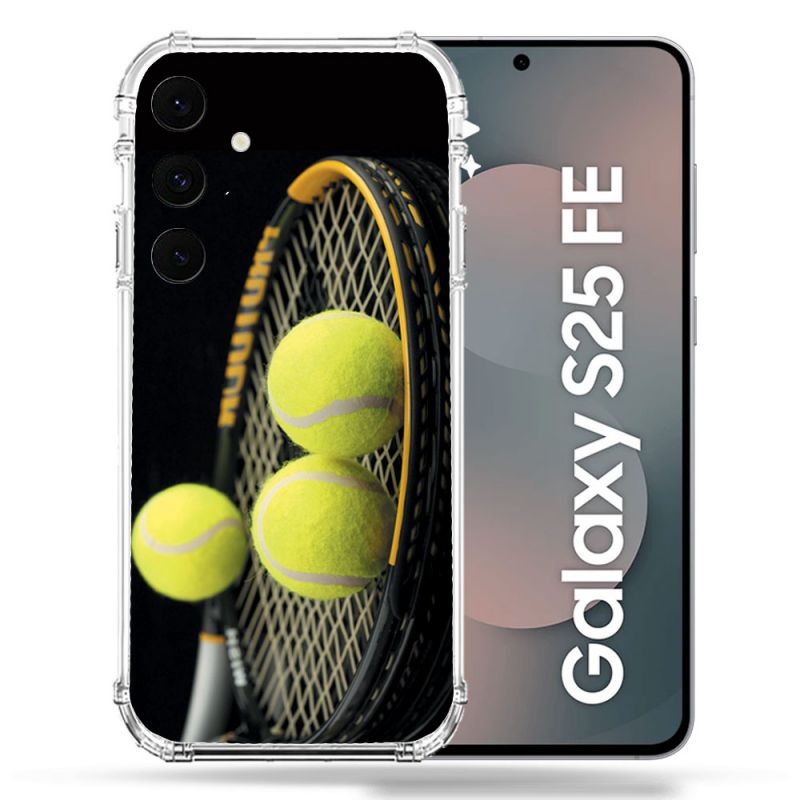 Coque Renforcée Pour Samsung Galaxy S25 FE Sport Tennis Balls