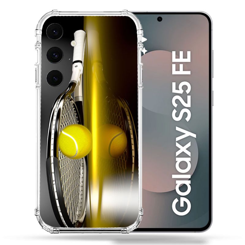 Coque Renforcée Pour Samsung Galaxy S25 FE Sport Tennis Reflet