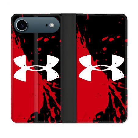 Housse cuir portefeuille Pour Iphone 17 Air Under Armour