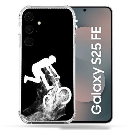 Coque Renforcée Pour Samsung Galaxy S25 FE Sport VTT Noir