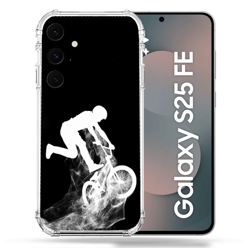 Coque Renforcée Pour Samsung Galaxy S25 FE Sport VTT Noir