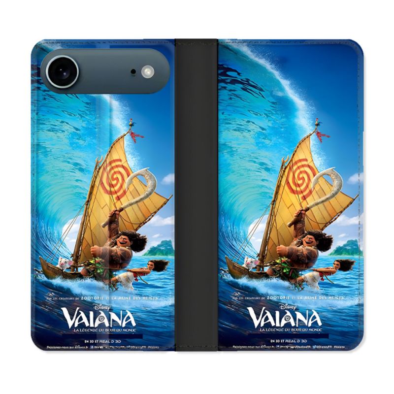 Housse cuir portefeuille Pour Iphone 17 Air Vaiana