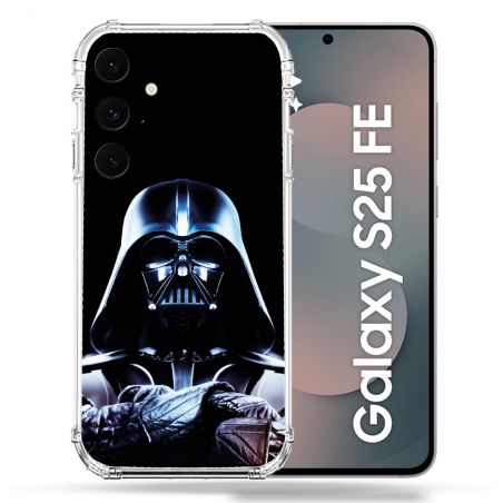 Coque Renforcée Pour Samsung Galaxy S25 FE Star Wars - Dark Vador Noir