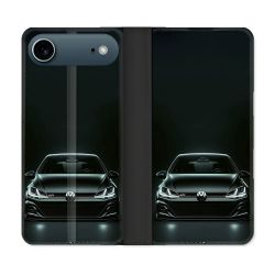 Housse cuir portefeuille Pour Iphone 17 Air Volkwagen Golf GTI