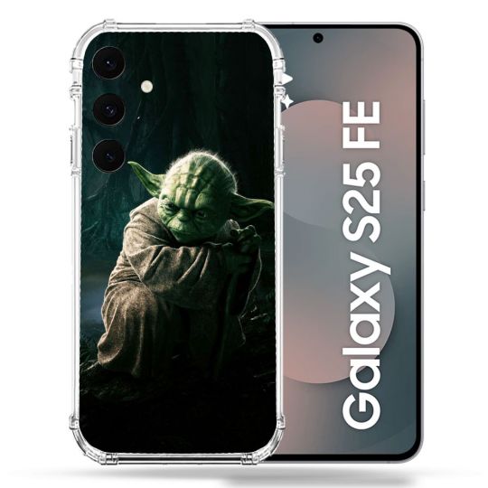 Coque Renforcée Pour Samsung Galaxy S25 FE Star Wars - Yoda sombre