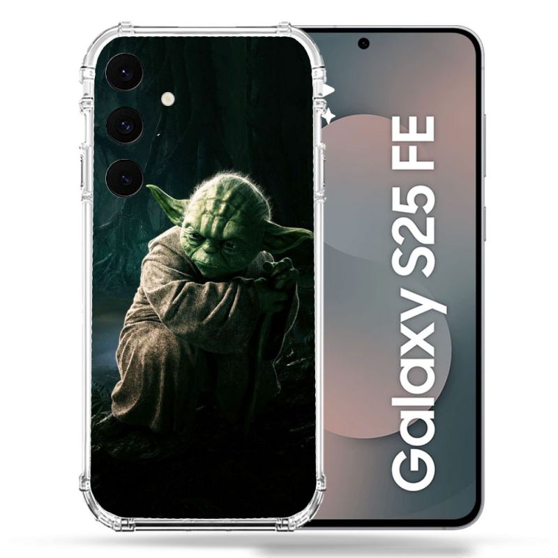 Coque Renforcée Pour Samsung Galaxy S25 FE Star Wars - Yoda sombre