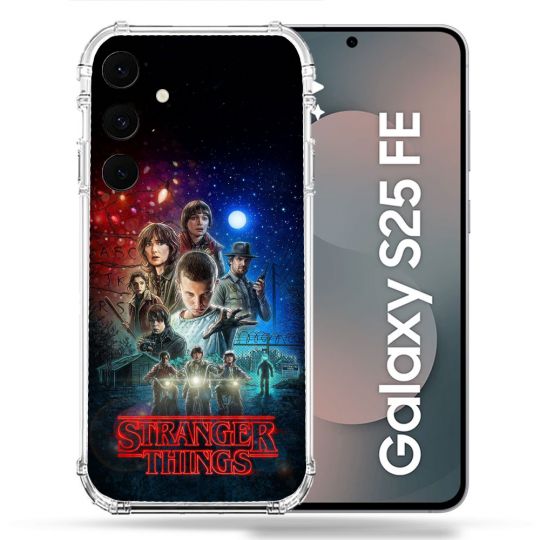 Coque Renforcée Pour Samsung Galaxy S25 FE Stranger Things Affiche 1