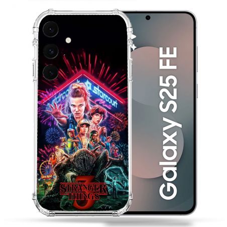 Coque Renforcée Pour Samsung Galaxy S25 FE Stranger Things Affiche 3