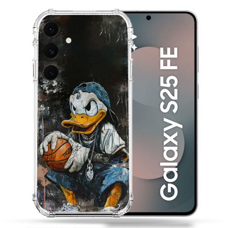 Coque Renforcée Pour Samsung Galaxy S25 FE Street Art Donald Duck