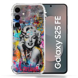 Coque Renforcée Pour Samsung Galaxy S25 FE Street Art Maryline Monroe