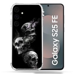 Coque Renforcée Pour Samsung Galaxy S25 FE Tete de Mort Triple