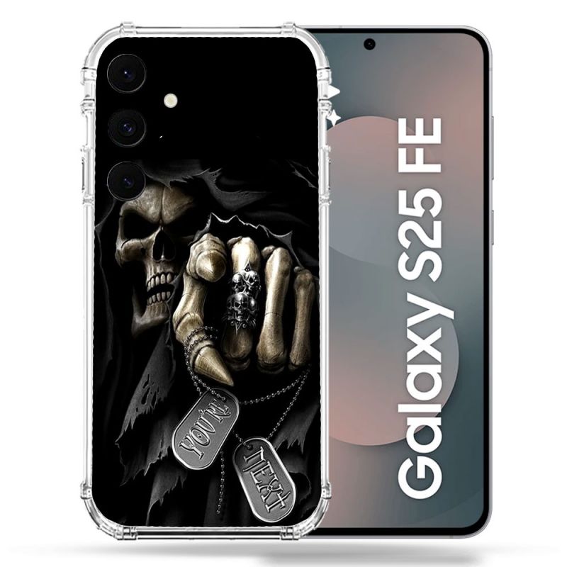 Coque Renforcée Pour Samsung Galaxy S25 FE Tete de Mort Your Next
