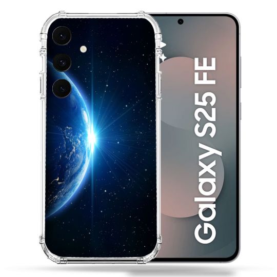 Coque Renforcée Pour Samsung Galaxy S25 FE Univers Planete Terre