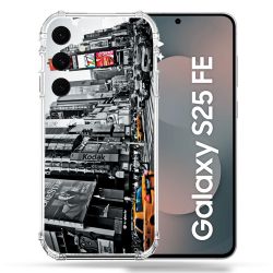 Coque Renforcée Pour Samsung Galaxy S25 FE Voyage Amerique USA New York Taxi