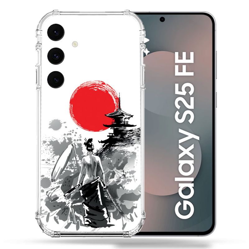 Coque Renforcée Pour Samsung Galaxy S25 FE Voyage Japon Femme