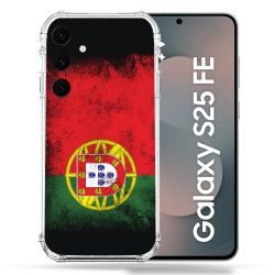 Coque Renforcée Pour Samsung Galaxy S25 FE Voyage Portugal Drapeau