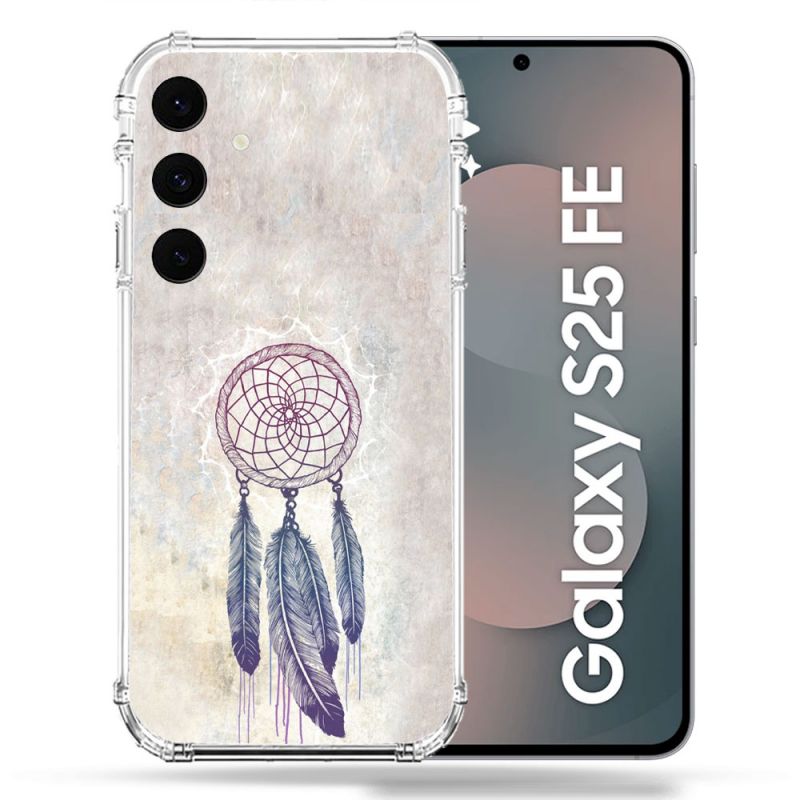 Coque Renforcée Pour Samsung Galaxy S25 FE Zen Attrape Reve Blanc
