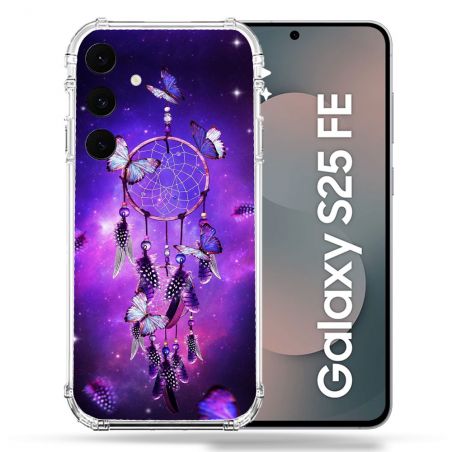 Coque Renforcée Pour Samsung Galaxy S25 FE Zen Attrape Reve Papillon