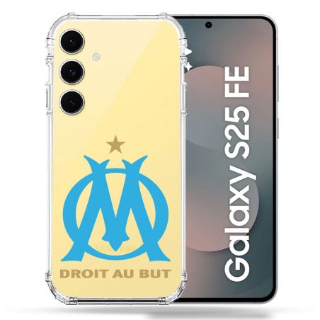 Coque Renforcée Transparente Pour Samsung Galaxy S25 FE Foot Olympique Marseille OM
