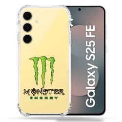 Coque Renforcée Transparente Pour Samsung Galaxy S25 FE Monster Energy
